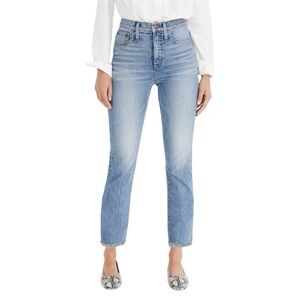Madewell Perfect Vintage Crop Jeans Size 26‎ Raw Hem